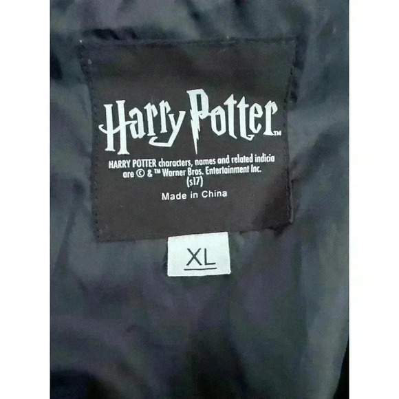 Harry Potter Ravenclaw Wool Blend Button Down Hooded Varsity Jacket Size XL - Picture 2 of 8